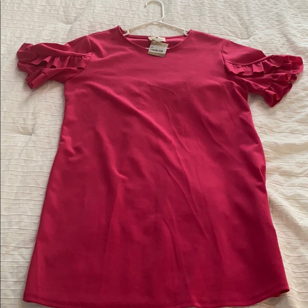 Betseys botique shop hot pink dress